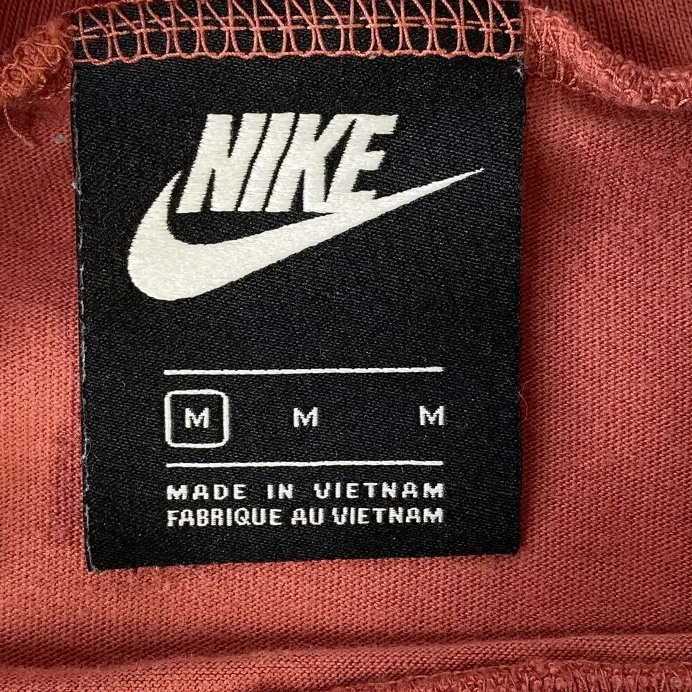 Nike Functional Long Sleeve Shirt Sz M Dusty Pink Embroidered‎ Swoosh BV5429-897
